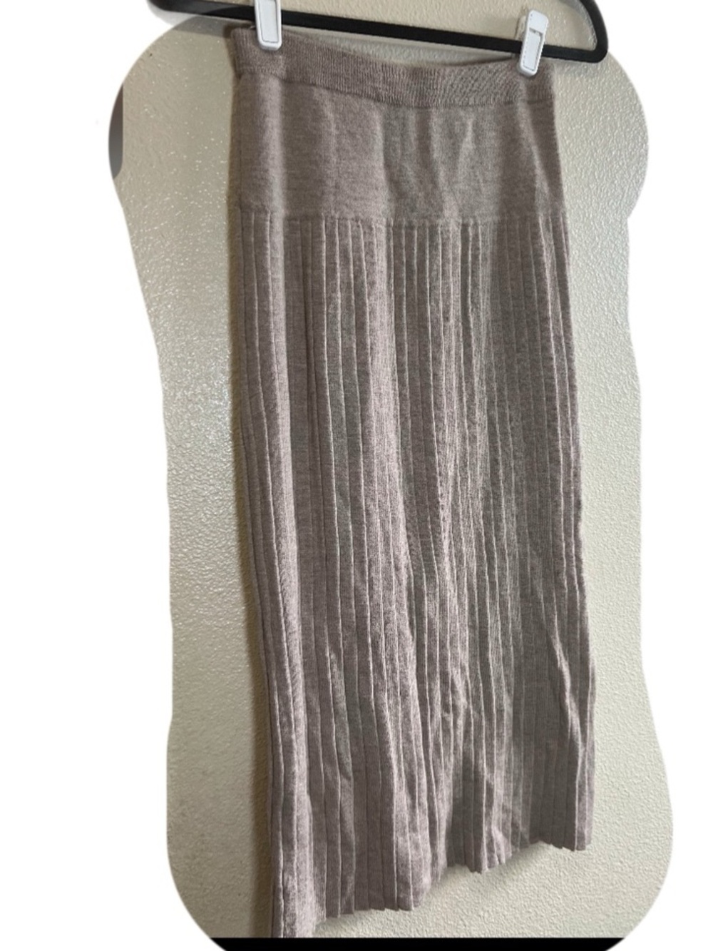 Valerie Steven’s Maxi Extra Fine Wool Skirt Minimalist Modest Capsule Size Small